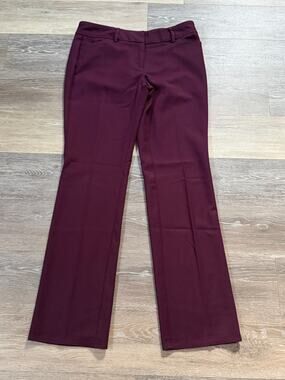 7th Avenue Design New York & Company Women's  Pants in Wine Maroon